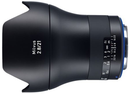 Zeiss Milvus 21mm lens for Canon